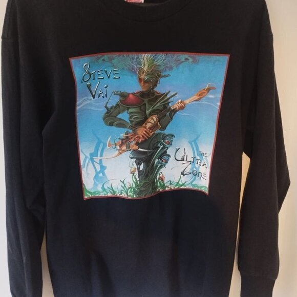 Steve Vai Vintage Shirt Official Ultra Zone World Tour...